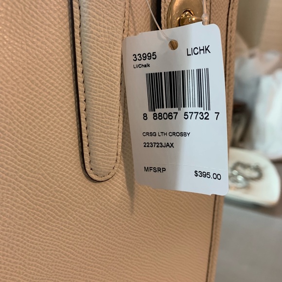 Coach leather Turnlock Crosby carryall - Picture 7 of 8